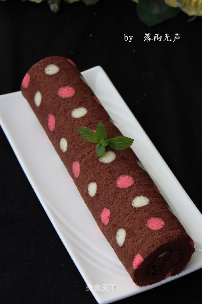 Color Dot Cake Roll recipe