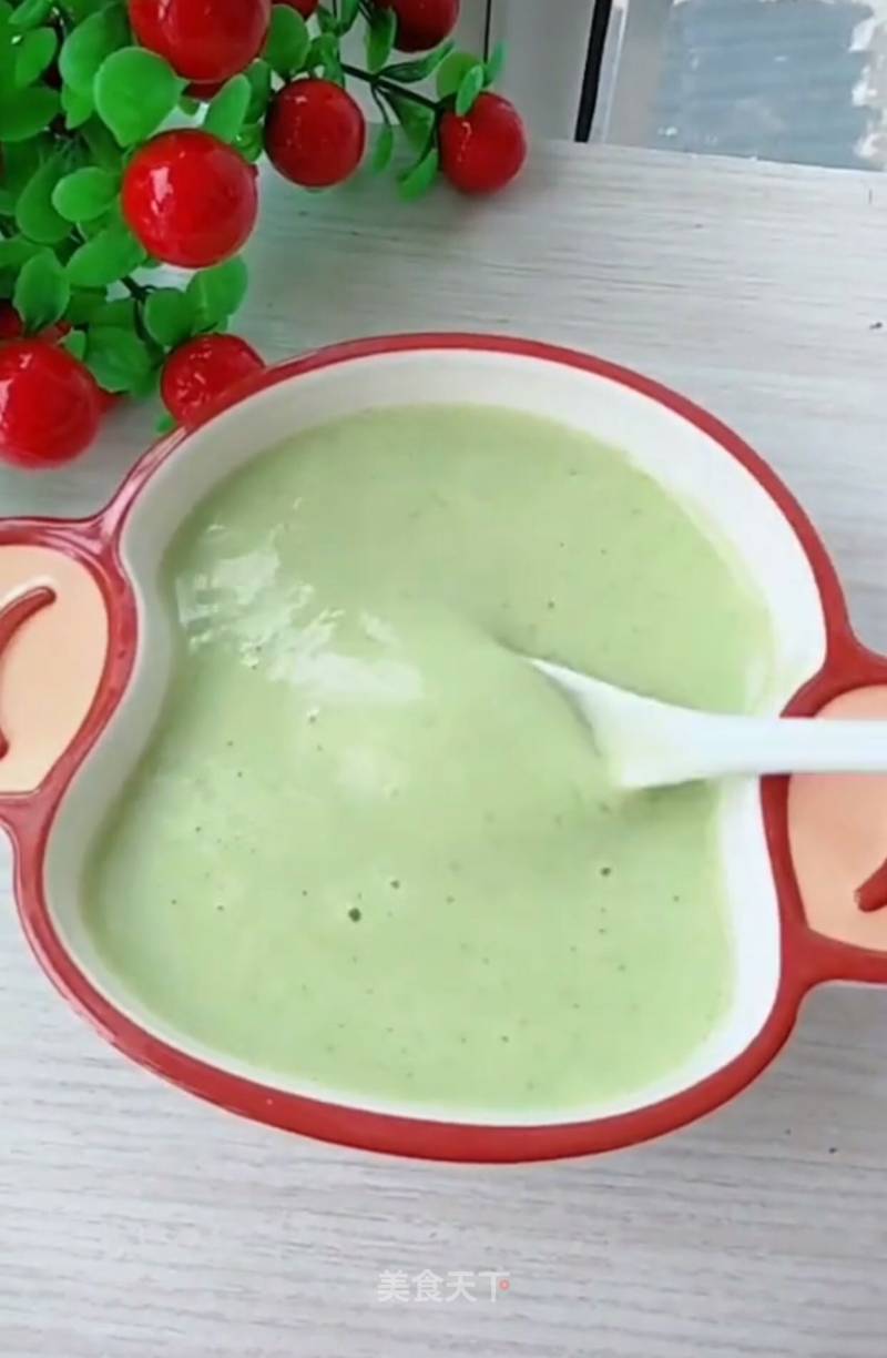 Broccoli Noodle Egg Yolk Paste recipe