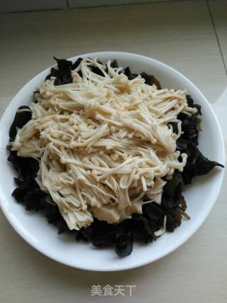 Chopped Pepper Enoki Mushroom recipe