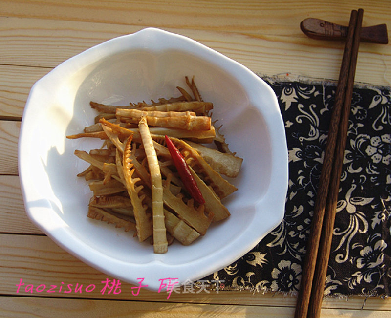 Braised Bamboo Shoots in Oil