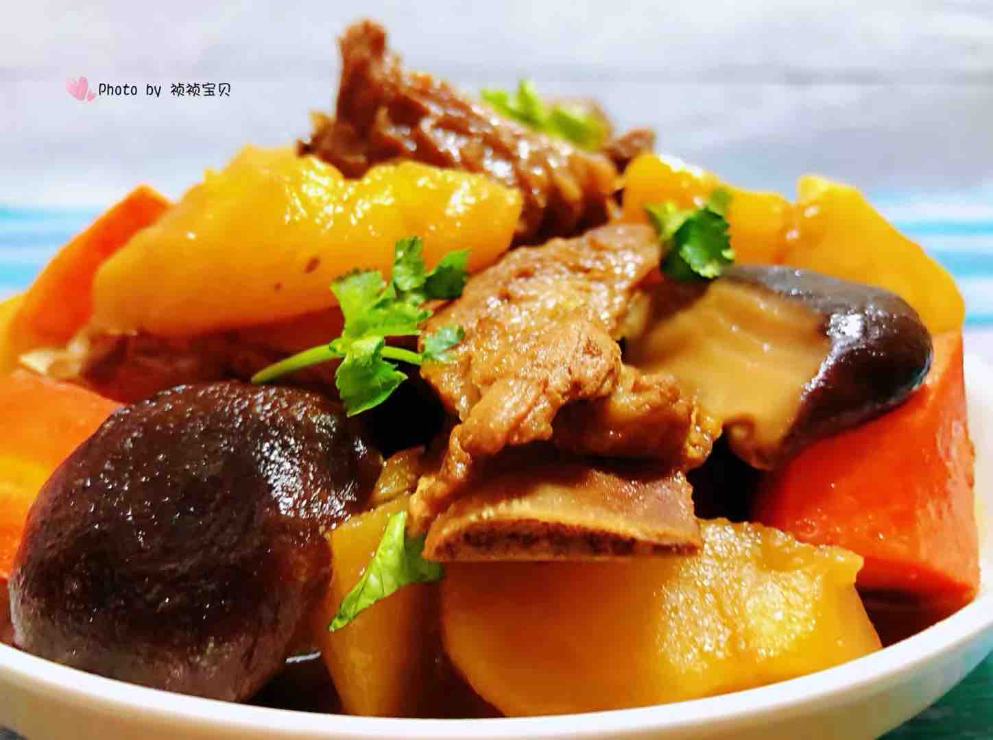 Stewed Vegetables with Fermented Bean Curd Ribs recipe