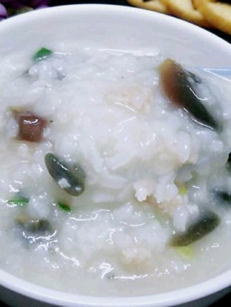 Congee with Preserved Egg and Lean Meat recipe