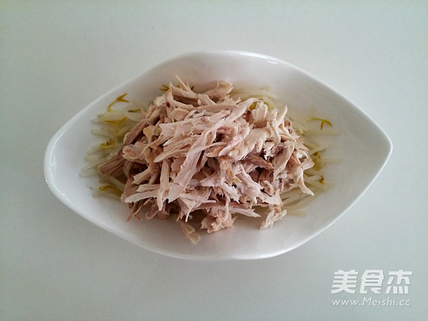 Shredded Chicken with Sprouts Cold Dressing recipe