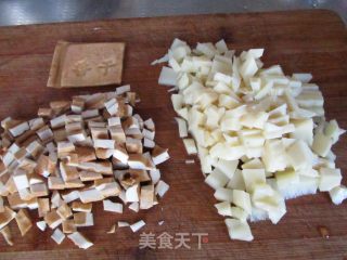 #春食野菜香# Stir-fried Bamboo Shoots and Malan Head recipe