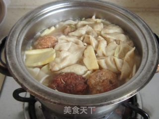 Chinese Yam Powder Skin Veggie Intestine Pot recipe