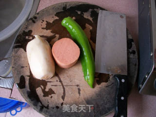 Green Pepper and Lotus Root recipe
