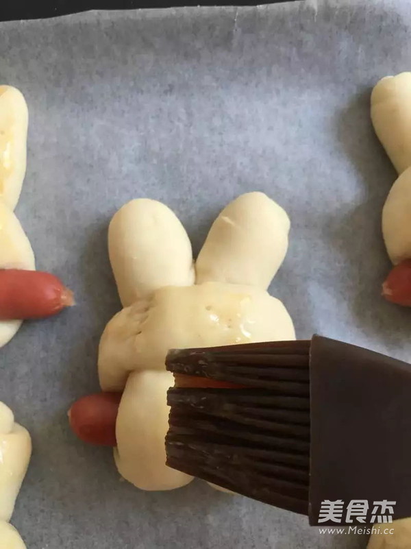 Cute Hot Dog Bunny Bread recipe