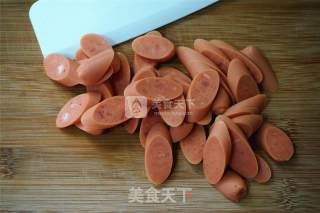 Stir-fried Ham with Broccoli recipe