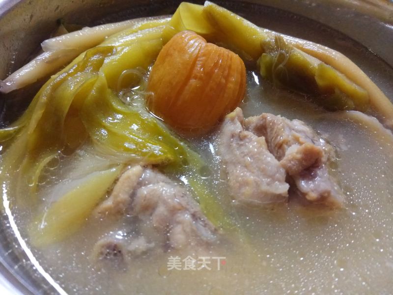 Bawang Flower Pork Bone Soup recipe