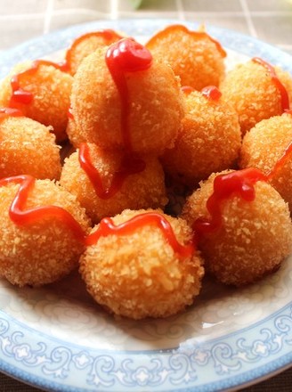 Tomato Potato Cheese Balls recipe