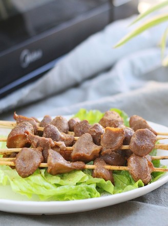 Grilled Chicken Gizzards with Cumin recipe