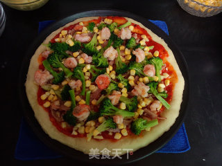 Bacon and Shrimp Pizza recipe