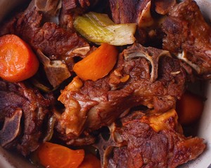 Braised Lamb Neck (lamb Scorpion is Also Available) recipe