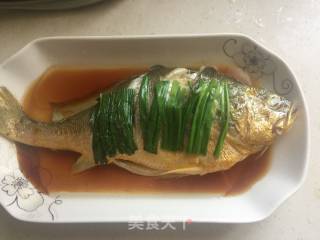 【jiangsu】steamed Yellow Croaker recipe