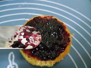 Shredded Coconut and Mulberry Jam Cake recipe