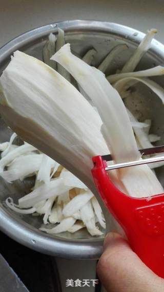 Pleurotus Eryngii in Abalone Sauce recipe