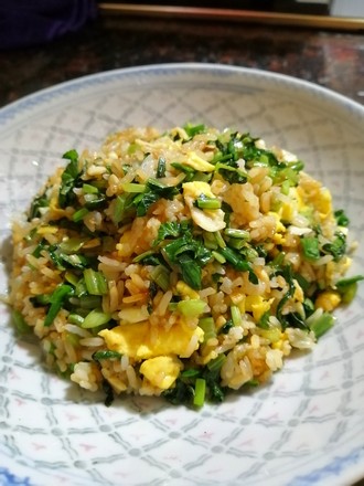 Fried Rice with Choy Sum and Egg recipe