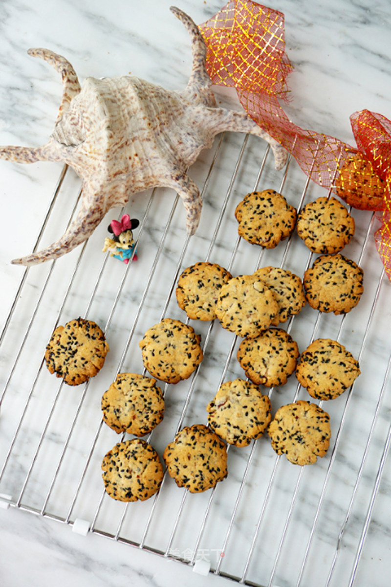 #四session Baking Contest and is Love to Eat Festival#jackfruit-core Sesame Honey Biscuits recipe