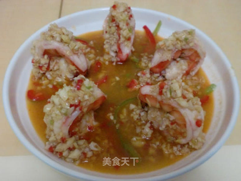 Fresh Steamed Hibiscus Shrimp recipe