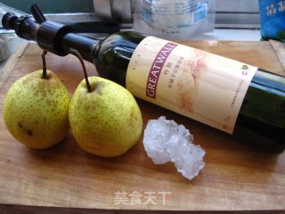 Red Wine Honey Pear recipe