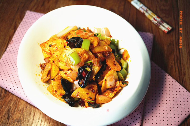 【dry Stir-fried Potato Chips】 recipe