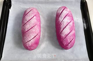 Dragon Fruit Mochi Bread recipe