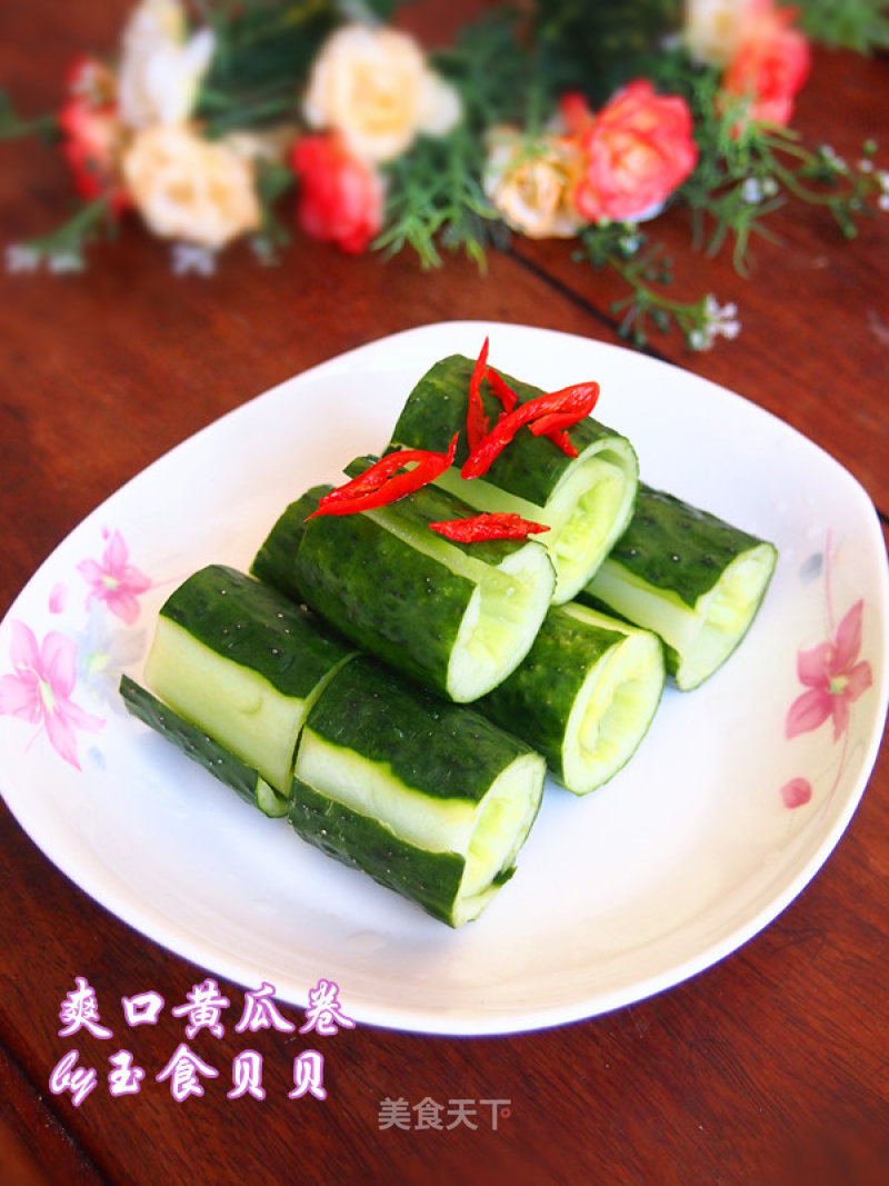 Crispy Cucumber Roll-chic Cold Combination recipe