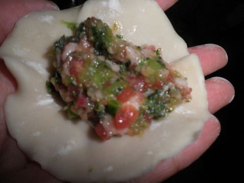 Dumplings Stuffed with Kale recipe