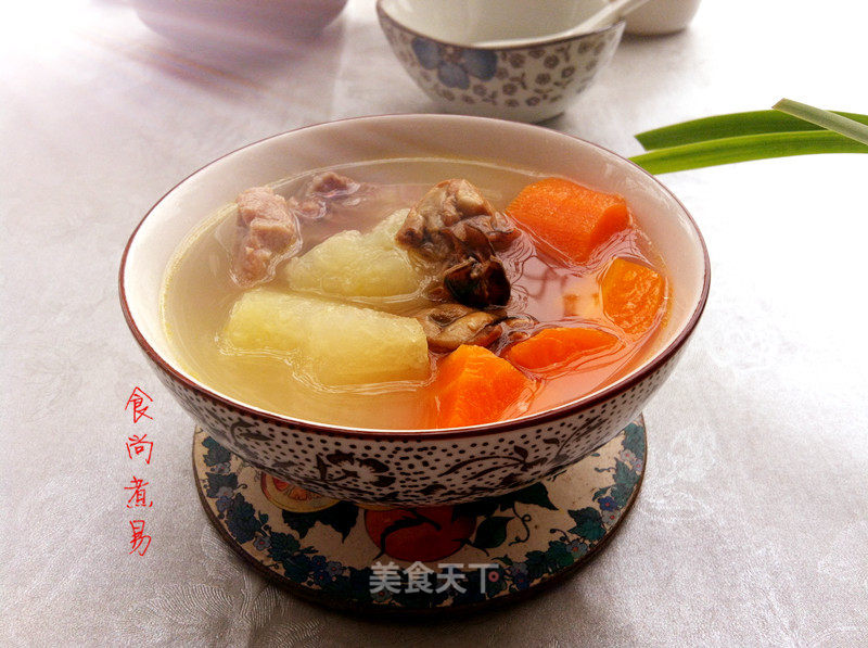 Papaya and Oyster Dried Pigtail Soup recipe