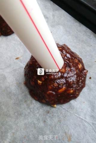 #aca三session Baking Star Competition# Hamster Cocoa Oatmeal Biscuits recipe