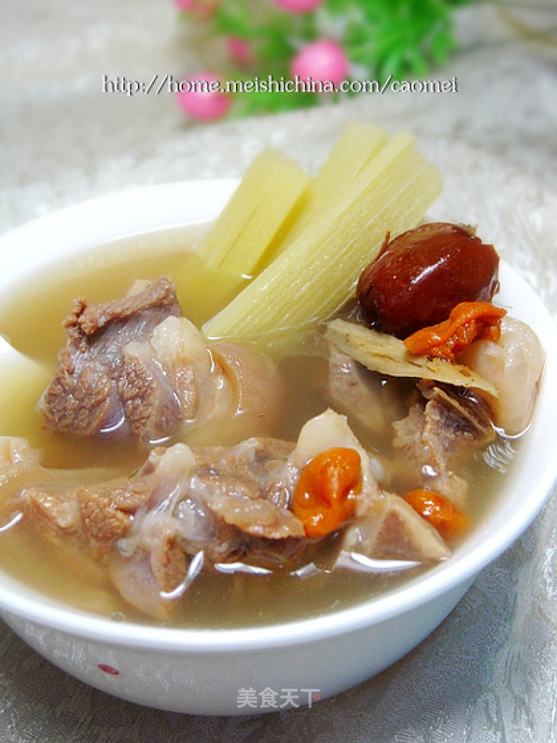 Bamboo Cane Mutton Soup recipe