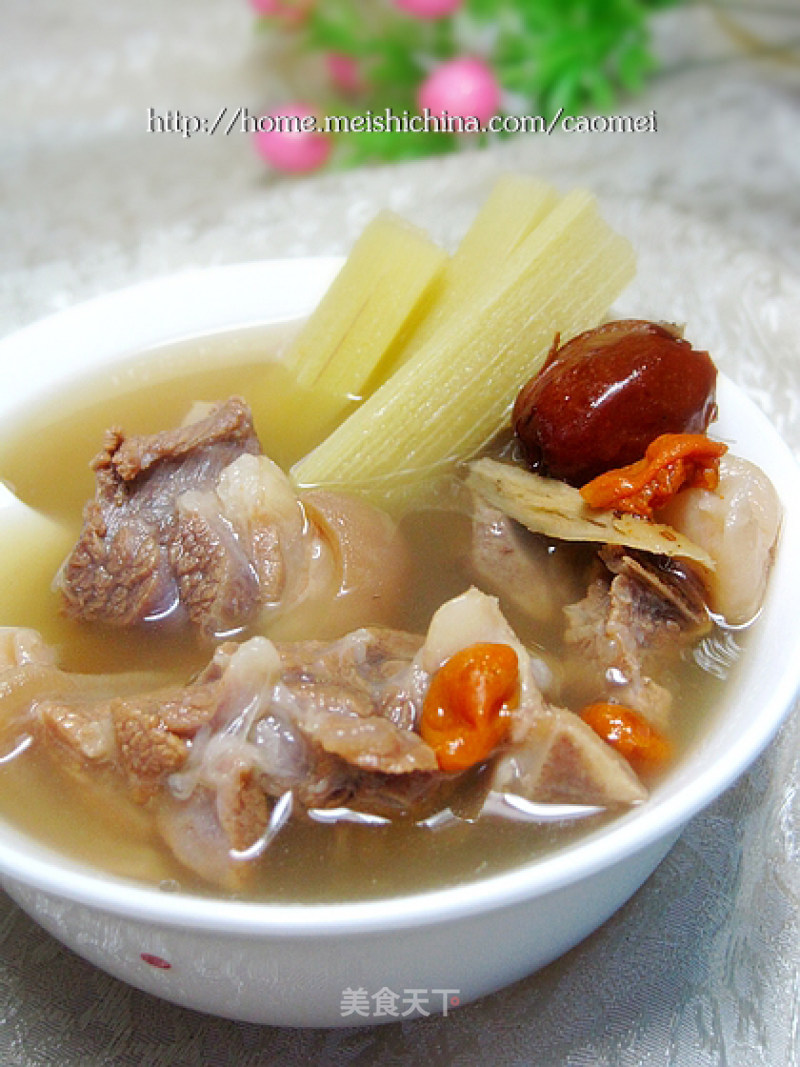 Bamboo Cane Mutton Soup