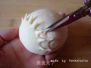 Hedgehog Mouse Patterned Steamed Buns (red Bean Paste Buns) recipe