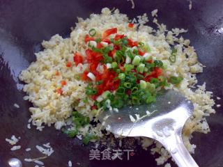 Fried Rice with Scallop and Egg recipe