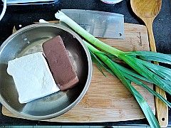 Duck Blood Roasted Tofu recipe