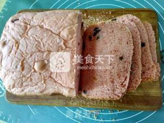 Bai Cuiyun Recipe Red Yeast Raisin Bread recipe