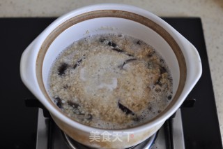 Oatmeal and Mushroom Chicken and Egg Congee recipe