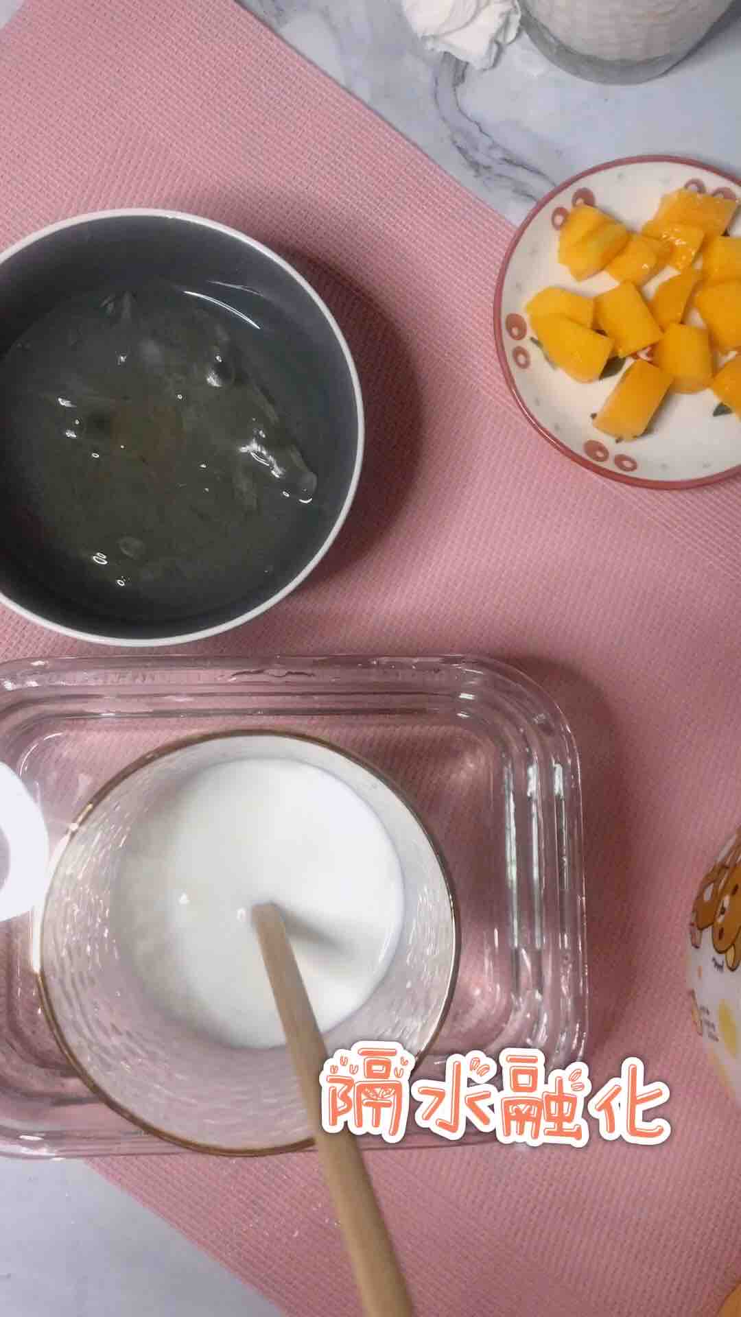 Mango Pudding Cup recipe