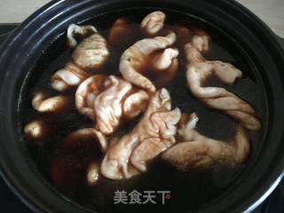 Fried Large Intestine with Sour Bamboo Shoots recipe