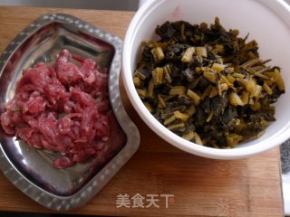 Stir-fried Shredded Pork with Pickled Vegetables and Bamboo Shoots recipe