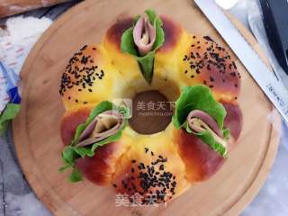 #aca烤明星大赛#double Flavor Garland Bread recipe