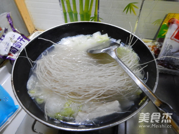 Braised Tofu with Cabbage Vermicelli recipe