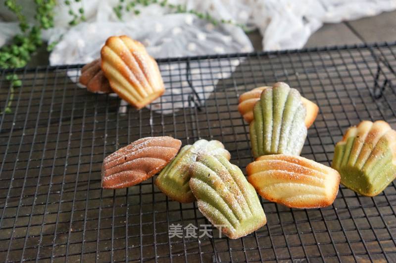 Tricolor Madeleine recipe