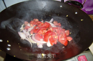 Scrambled Eggs with Tomato and Onion recipe