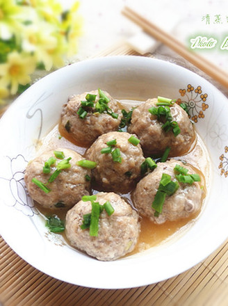 Steamed Meatballs recipe