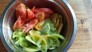 Spicy Stir-fried Green Tomatoes recipe