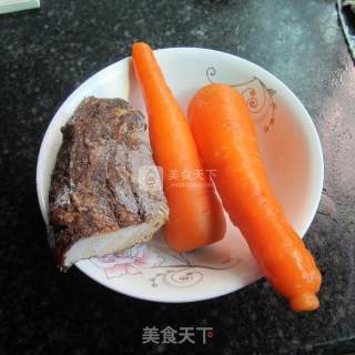 Steamed Carrots with Bacon recipe