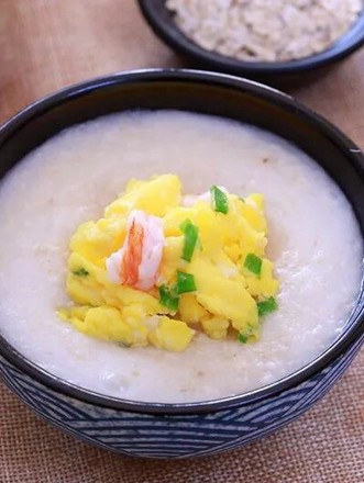 Constipation Buster-shrimp and Egg Oatmeal Baby Food Recipe recipe