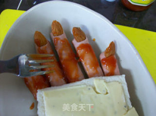 Halloween Breakfast＠＠do You Dare to Eat Such A Weird Breakfast~~sausage Fingers recipe