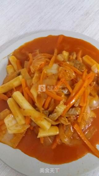 Fried Rice Cake recipe